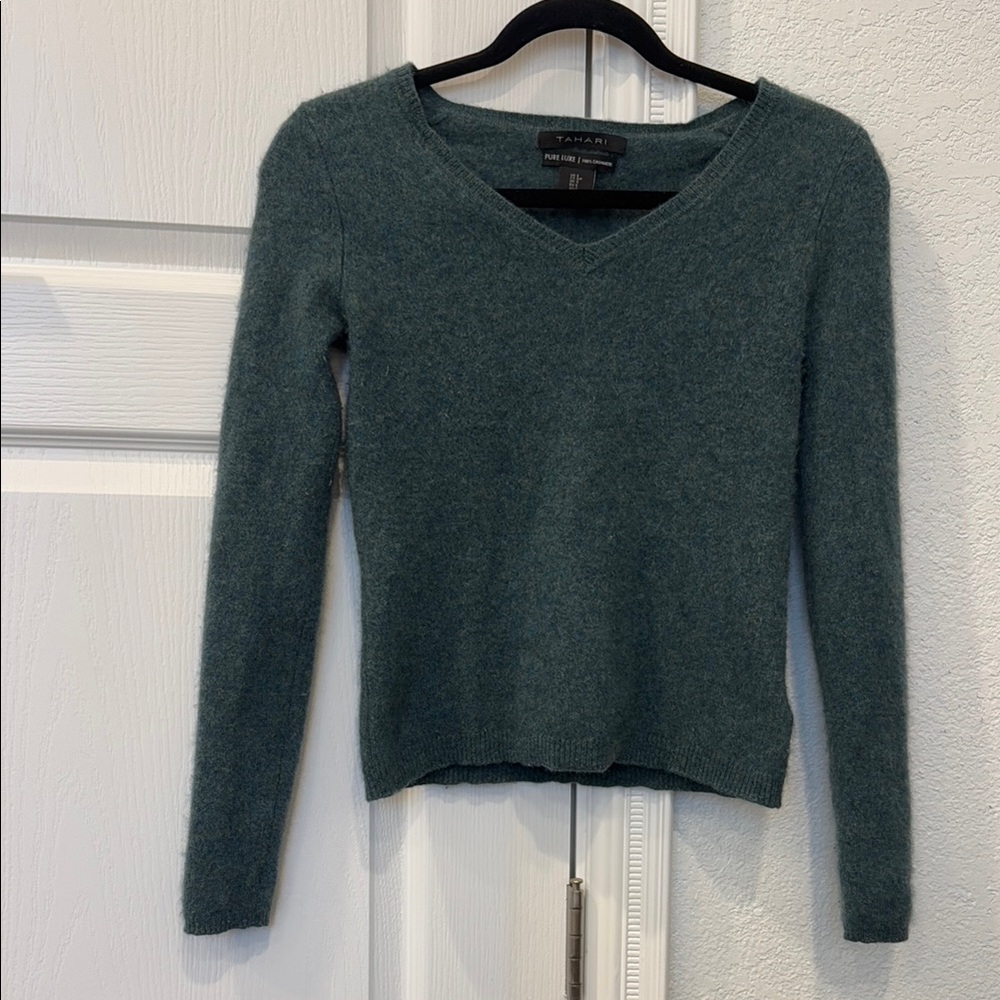 Green Cashmere Sweater
